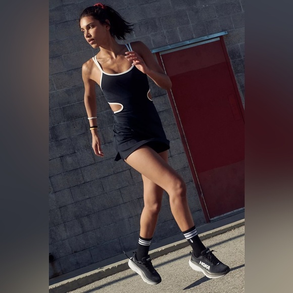 Free People / FP Movement One More Serve Dress - Black - Size Medium - Picture 1 of 11